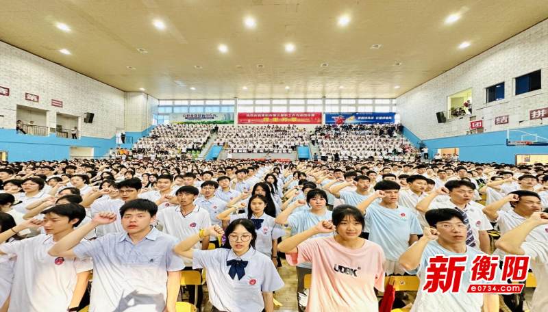 耒阳二中花式解压让高三学子赶考无忧