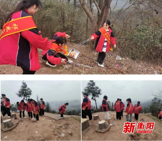 祁东二中让雷锋精神在校园里扎根开花