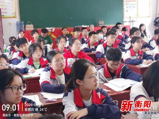 衡阳市第五中学开展中考备考教学视导