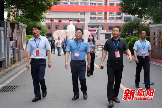 巡考组一行先后到教育局保密室,耒阳一中,耒阳二中,杜甫学校巡察耒阳
