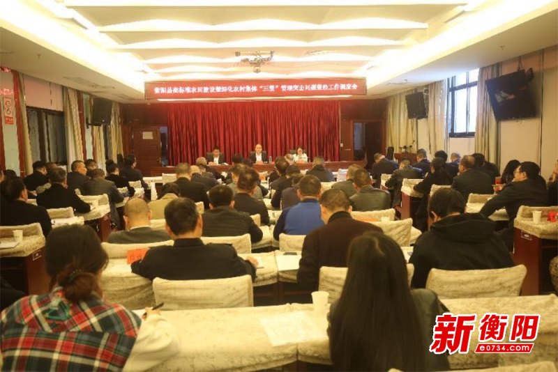 衡阳县推进高标准农田建设暨深化农村集体“三资”管理突出问题整治